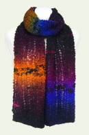 Light-Weight Ombre Boucl Scarves For Sale