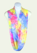 Tie-Dye Infinity Scarf - Pastel Splash