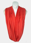 Tie-Dye Infinity Scarf - Streaky Red