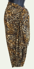 Crazy Leopard Wildlife Print Sarong