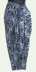 Smooth Zebra Wildlife Print Sarong