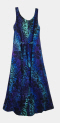 Long Batik Tank-Style Sun Dress - Back